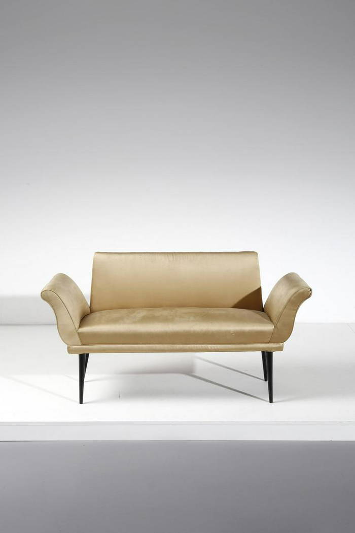 Andrea Busiri Vici Attributed. Small Bench.