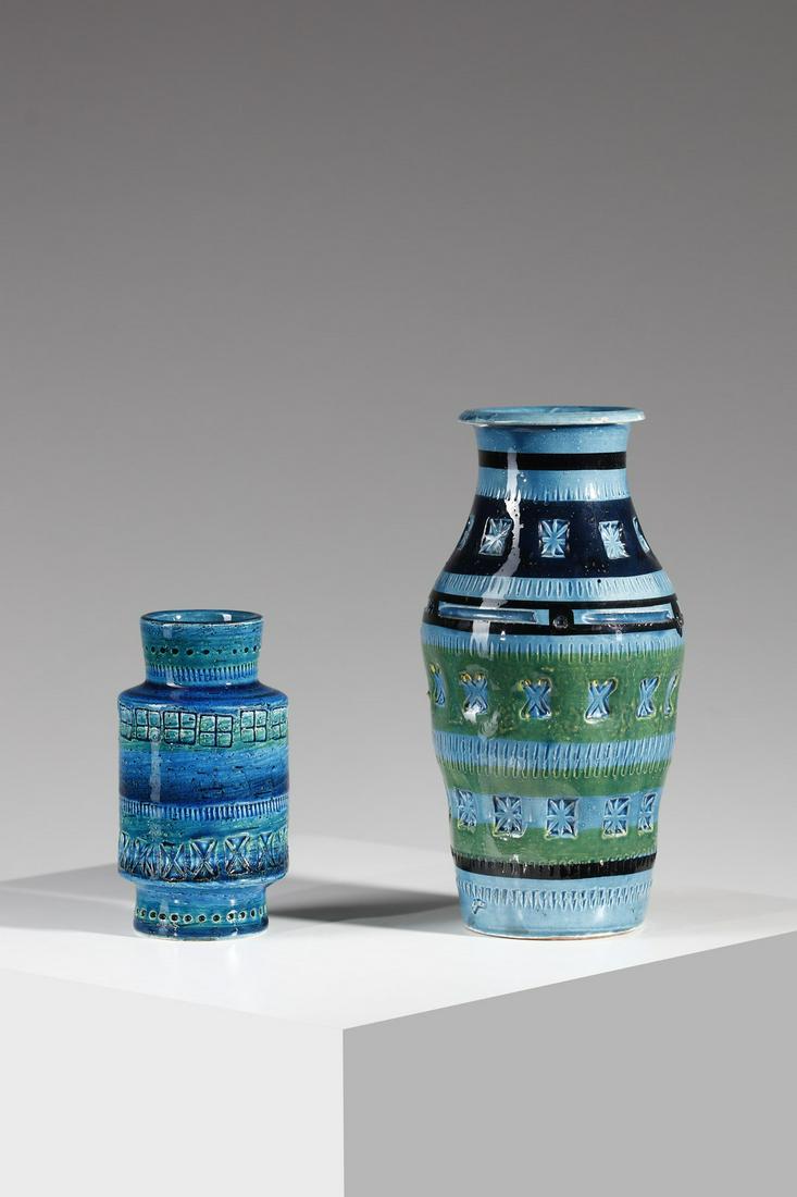 ALDO LONDI Pair of vases for Bitossi. (1 of 6)