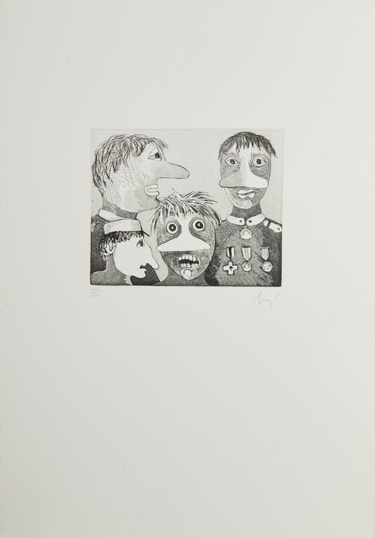 ENRICO BAJ La famiglia del decorato. (1 of 2)