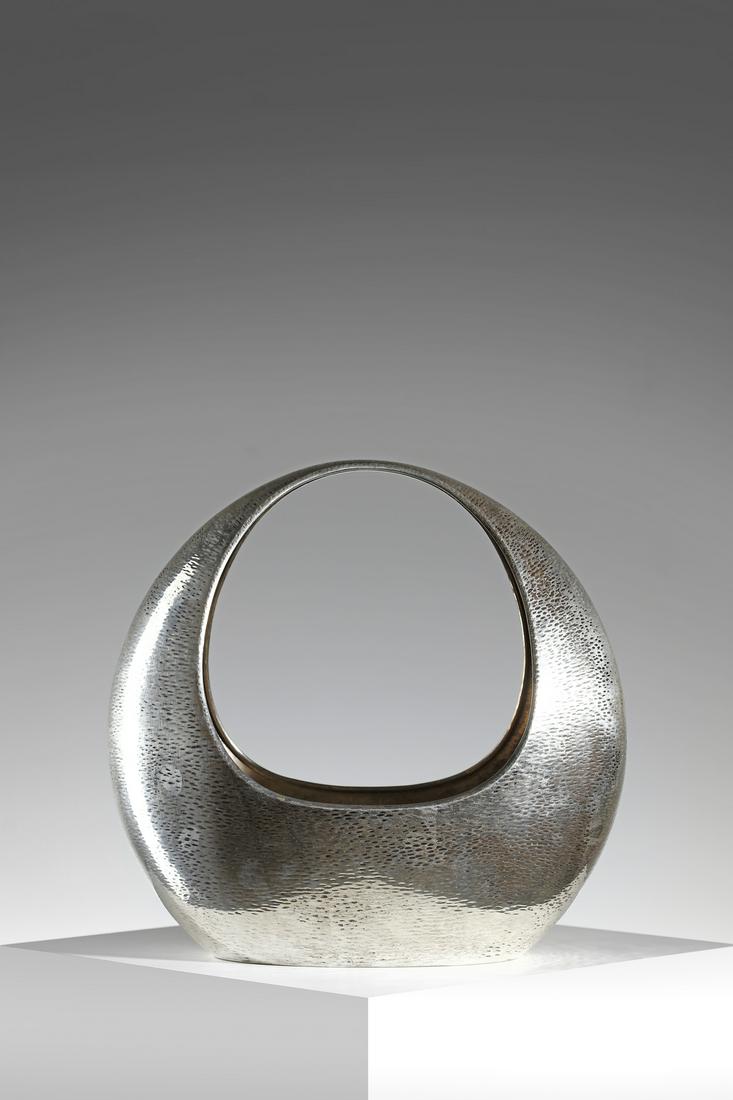 NINO FERRARI Basket vase. (1 of 5)