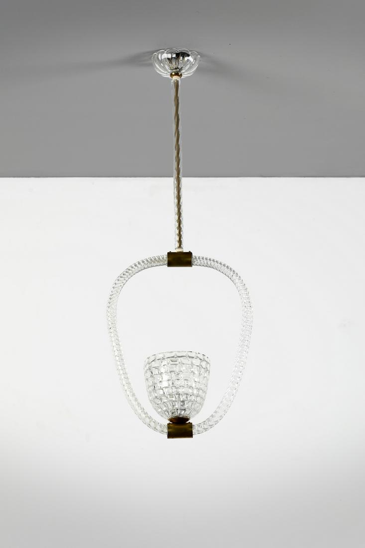 BAROVIER & TOSO  Ceiling lamp. (1 of 3)