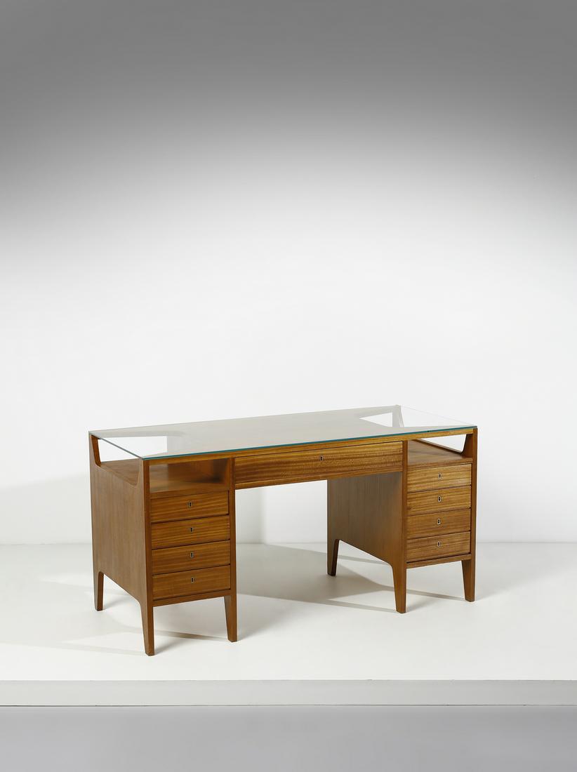 GIO PONTI attributed. Writing desk. (1 of 5)