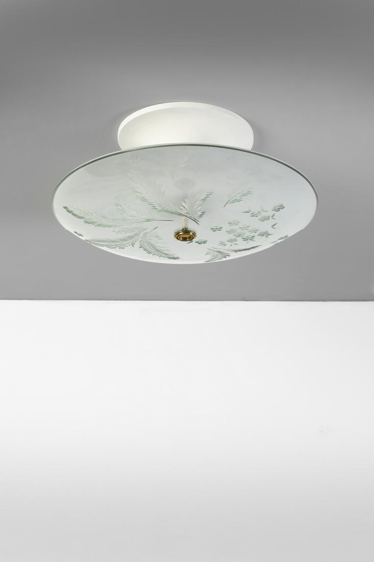 PIETRO CHIESA Ceiling lamp for Fontana Arte. (1 of 3)