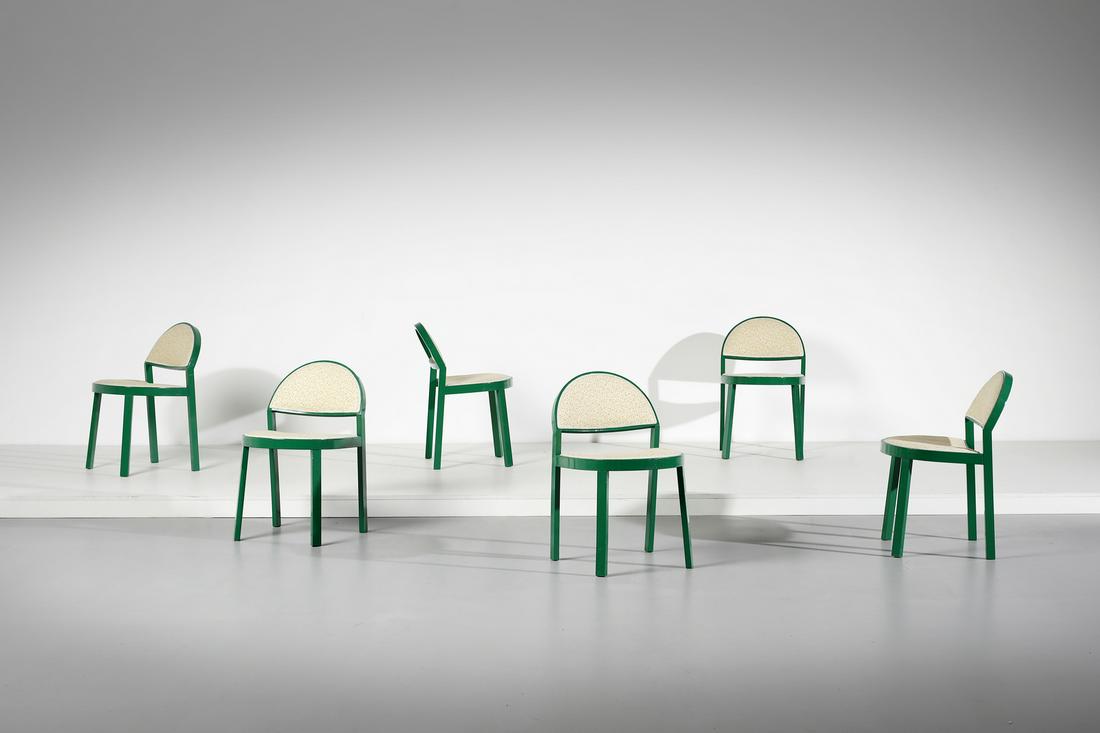 DE PAS , D'URBINO e LOMAZZI  Six Pluto chairs for Bonacina. (1 of 5)
