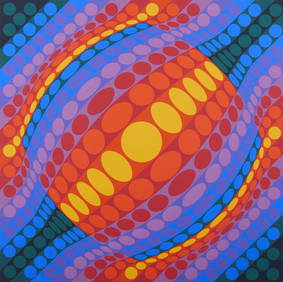 VICTOR VASARELY Planeta. (1 of 4)