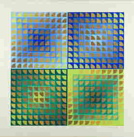 VICTOR VASARELY Untitled. (1 of 3)