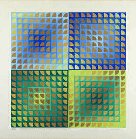 VICTOR VASARELY Untitled. (1 of 3)