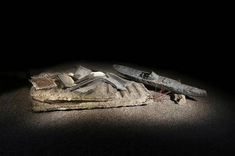 ANSELM KIEFER FÃ¼r Paul Celan.: KIEFER ANSELM (n. 1945) FÃ¼r Paul Celan. 2005. Sculpture. Cm 410,00 x 540,00 x 140,00. Authenticity certificate of Galerie Thaddeus Ropac issued on July 9, 2018 with the artist's signature. Sculptur