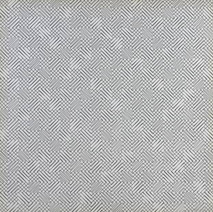 FRANCOIS MORELLET Untitled.: Untitled. 1975. Silkscreen. Cm 69,00 x 69,00. No edition. Signature and year lower in pencil. Rosaspina Fabriano paper. Plura Edition, Milan. Total edition: 90 copies. The artwork belonging to the