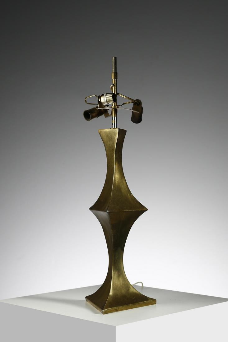 MANIFATTURA ITALIANA   Brutalist table lamp. (1 of 2)