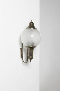 LUIGI CACCIA DOMINIONI Wall lamp for Azucena.: Wall lamp for Azucena. Metal and glass.. Cm 30,00. 1960s