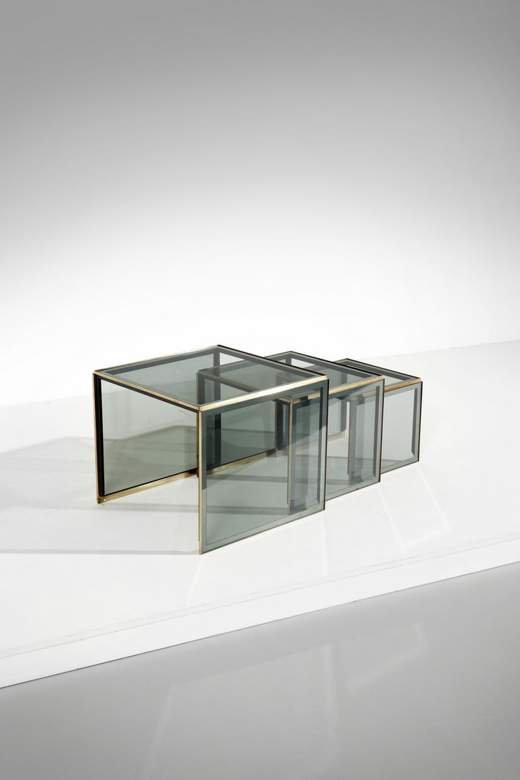 TOMMASO BARBI Three coffee tables. (1 of 5)