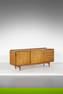 ARNE VODDER Sideboard with sliding doors and drawers.