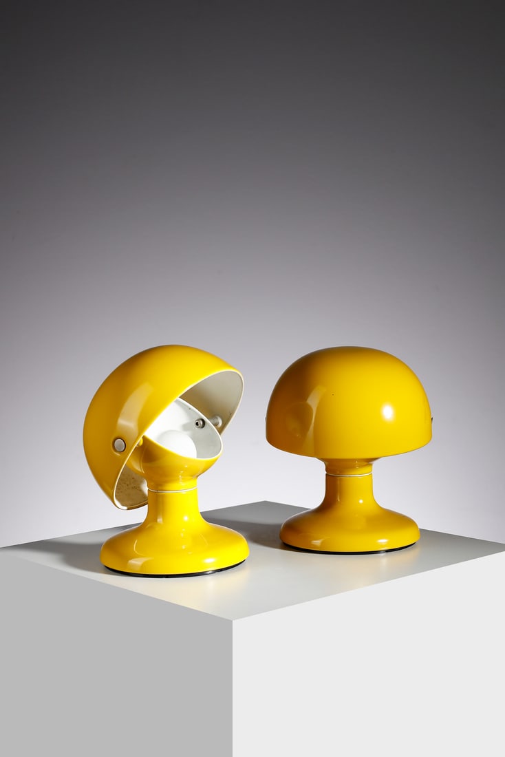 AFRA (1937-2011) & TOBIA (n. 1935) SCARPA Pair of Jucker table lamps for Flos. (1 of 3)