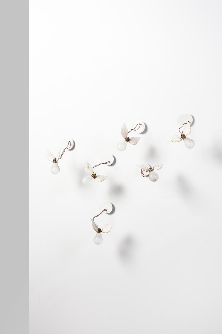 INGO MAURER Six Lucellino wall lamps. (1 of 3)