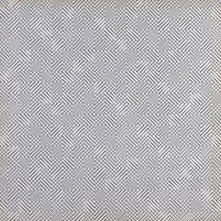 FRANCOIS MORELLET Untitled.: MORELLET FRANCOIS (n. 1926) Untitled. 1975. Silkscreen. Cm 69,00 x 69,00. No edition. Signature and year lower in pencil. Rosaspina Fabriano paper. Plura Edition, Milan. Total edition: 90 copies. The