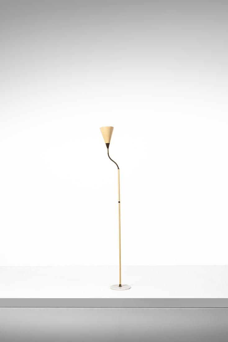 Franco Buzzi Floor Lamp With Extractable And Flexible Stem Terminal