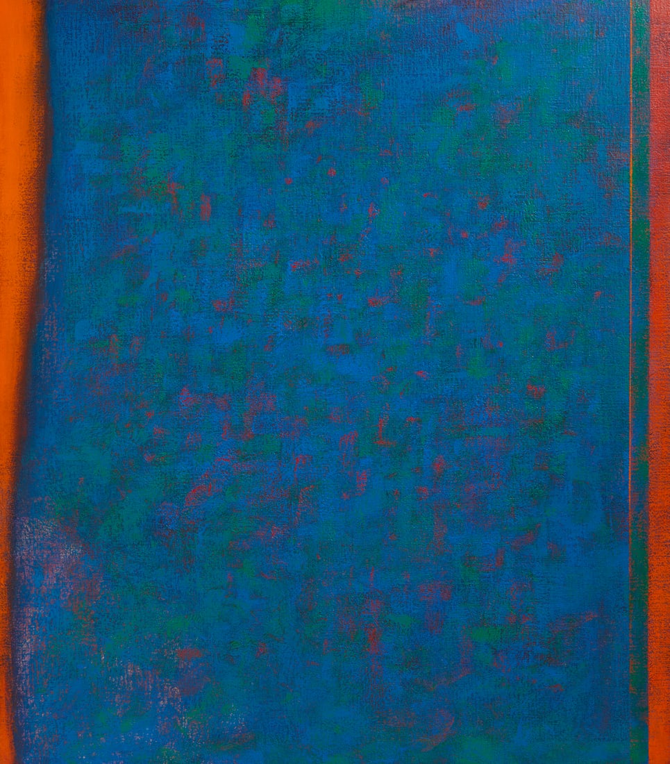 CLAUDIO VERNA Il colore dietro le quinte.: VERNA CLAUDIO (n. 1937) Il colore dietro le quinte. 2006. Acrilico su tela. Cm 69,80 x 80,50. Al retro titolo, firma e anno. Autentica dell'artista su fotografia riportante il relativo numero d'invent