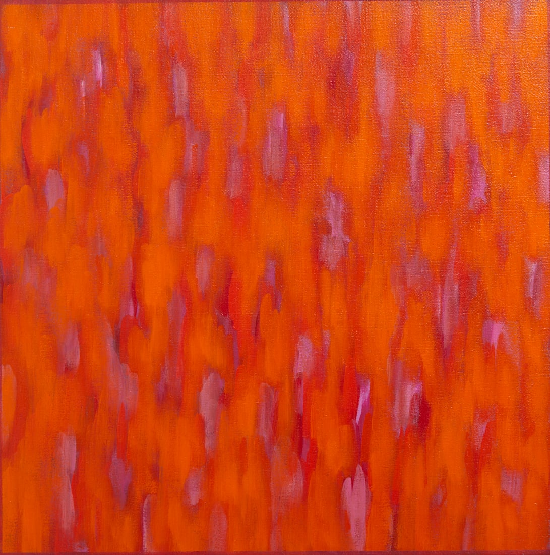 CLAUDIO VERNA A mano calda.: VERNA CLAUDIO (n. 1937) A mano calda. 2007. Acrilico su tela. Cm 50,00 x 50,00. Al retro firma, titolo e anno. Autentica dell'artista su fotografia riportante il relativo numero d'inventario. Esposizi