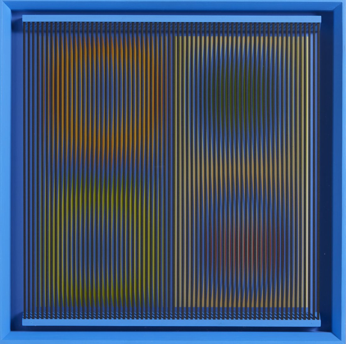 ALBERTO BIASI (N.1937). Niente titoli.: ALBERTO BIASI (N.1937). Niente titoli. Mix media on board. At the back signature, title and year. Artist's authenticity certificate on photo. 1998. 50x50x4 cm.