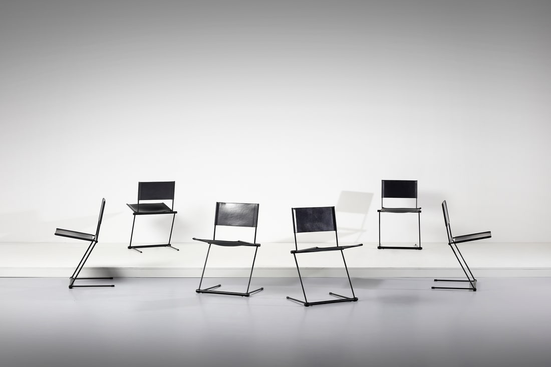 HEBERT OHL Six Ballerina chairs for Matteo Grassi, Italy. (1 of 5)