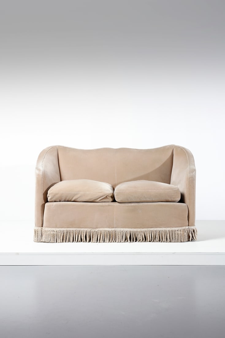 FEDE CHETI  attributed. Two-seater sofa. (1 of 4)