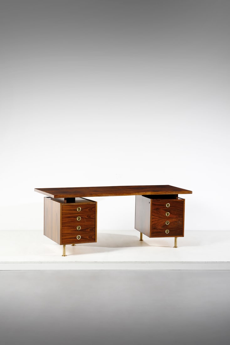 GEROGE COSLIN Desk with side drawer units for 3V Arredamenti, Padova. (1 of 5)