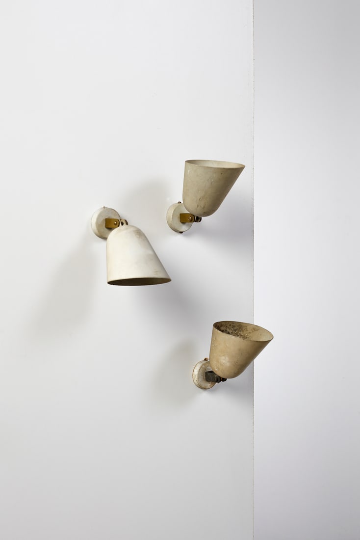 UGO POLLICE Three wall lamps. (1 of 4)