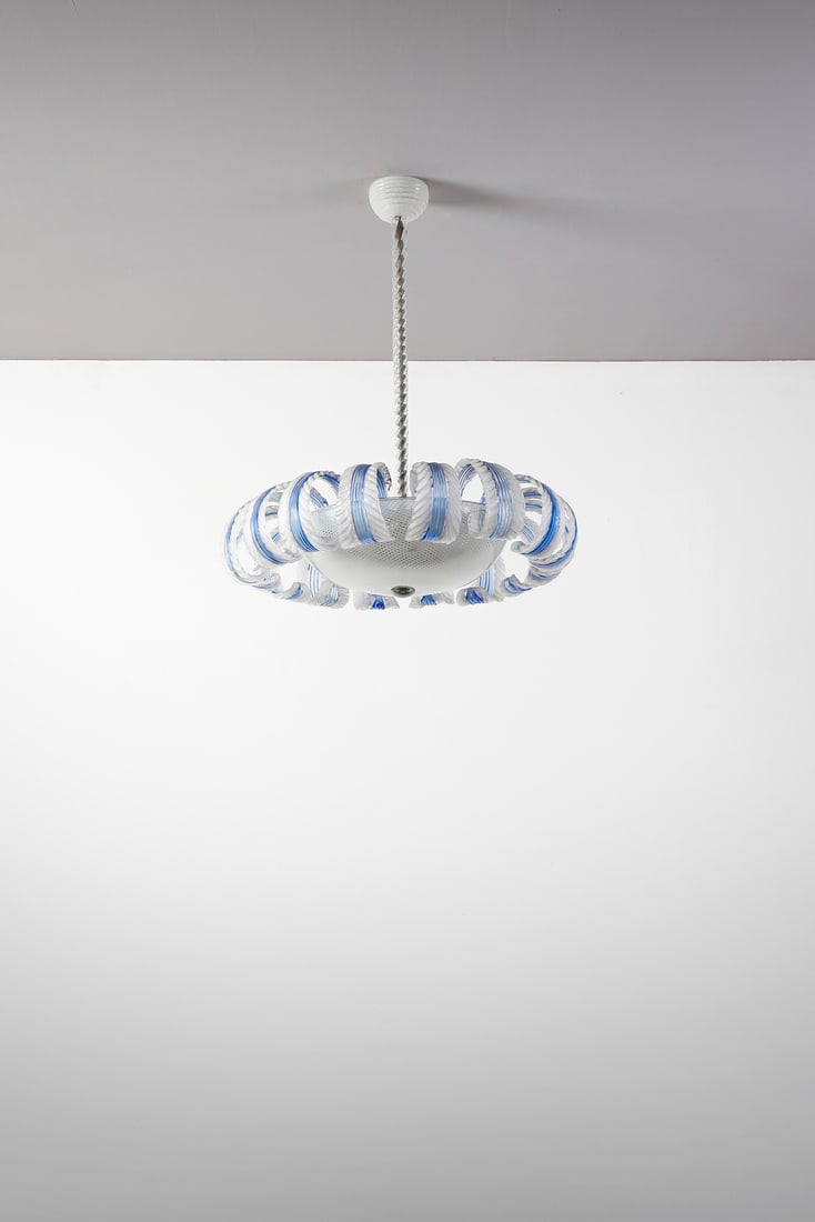 BAROVIER & TOSO Ceiling lamp, Murano. (1 of 2)