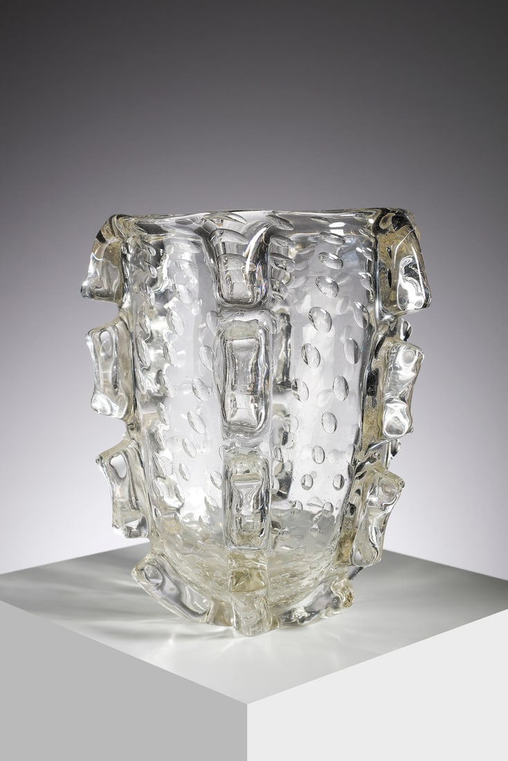 ERCOLE BAROVIER Vase from the Segmentati series for Barovier & Toso, Murano. (1 of 4)