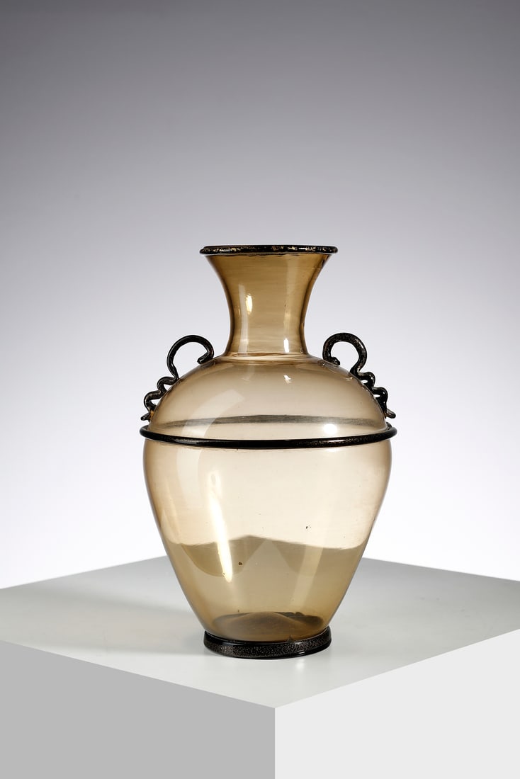 FERRO TOSO BAROVIER attributed. Two-handled. (1 of 4)
