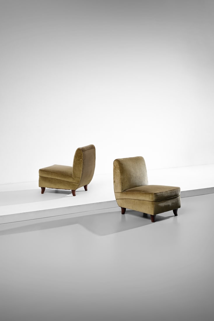 GIO PONTI Pair of lounge chairs. (1 of 7)