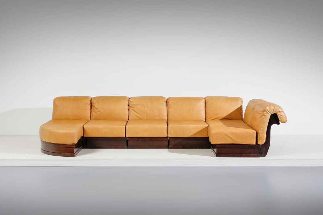 GRUPPO ARCHITETTI DI FRIGERIO Modular Can Can sofa (7 elements) for Frigerio di Desio. (1 of 6)