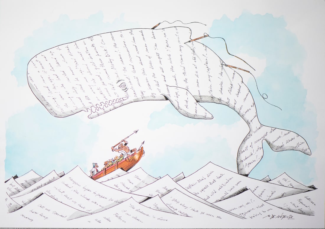 Marco De Angelis "MOBY BOOK".: De Angelis Marco "MOBY BOOK". 2013. . Cm 29,70 x 42,00. There is also a vertical version of this design. This is an improved copy of an old "suppressed" design.