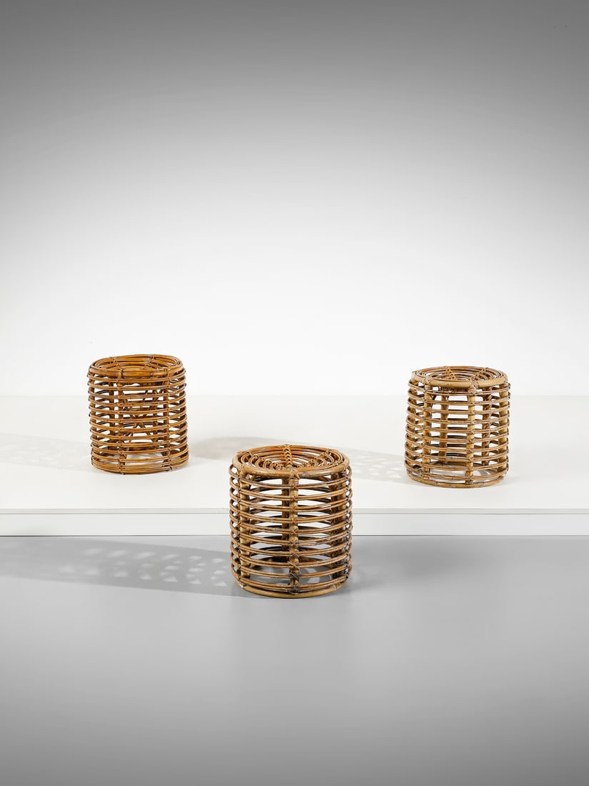 BONACINA 1889 Three stools. (1 of 4)