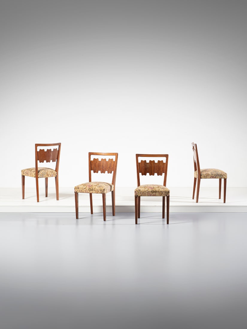 PIER LUIGI COLLI Four chairs. (1 of 5)