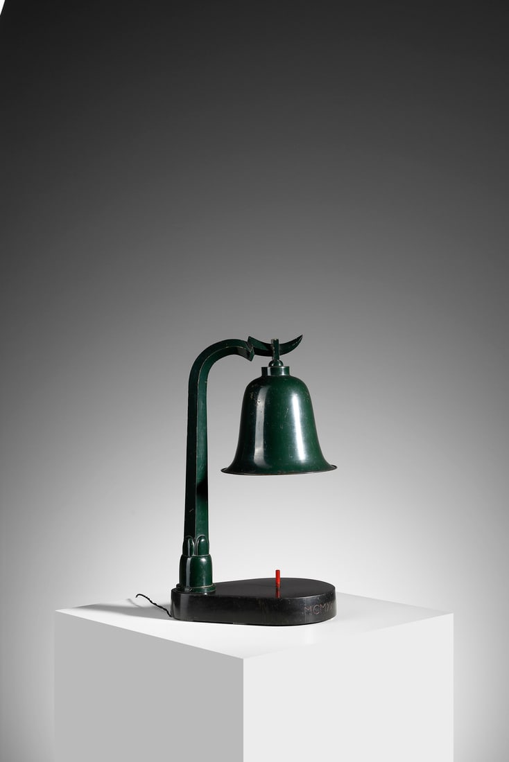 PIERO PORTALUPPI in the style of. Commemorative table lamp. (1 of 4)