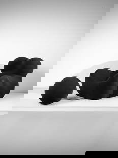 GAETANO PESCE Armchair and footrest from the UP series model UP5 and UP6 for B&B Italia.: PESCE GAETANO (1939 - 2024) Armchair and footrest from the UP series model UP5 and UP6 for B&B Italia. 1969. Polyurethane foam and fabric. . Production mark under the base.Dimensions: 103 x 120 x 130c