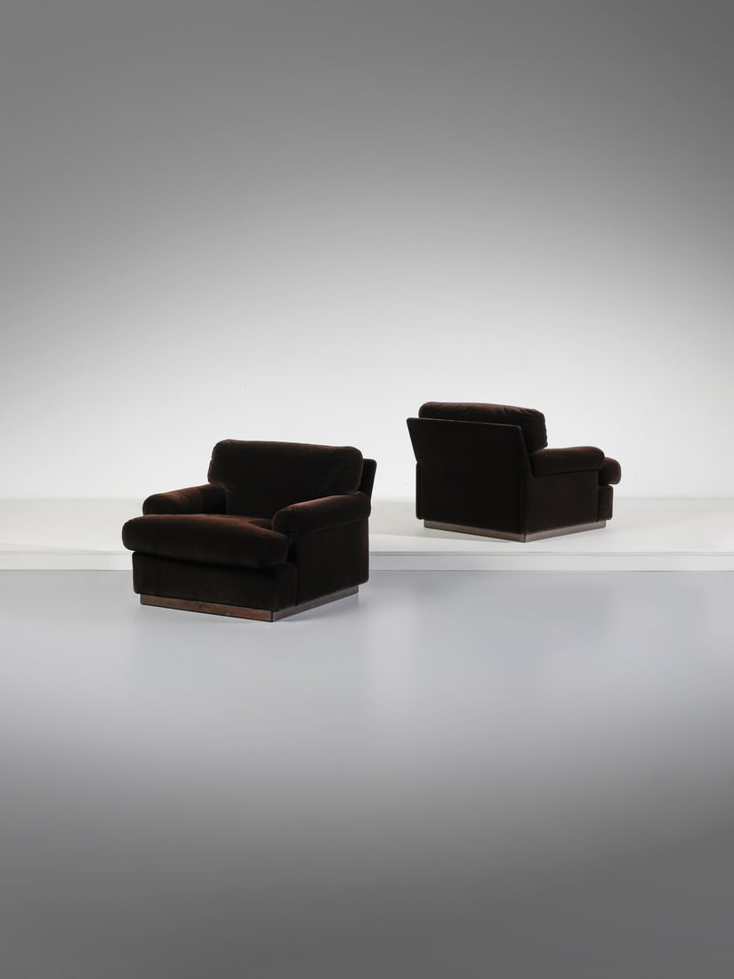 VICO MAGISTRETTI Pair of 928 armchairs for Cassina, Meda. (1 of 3)