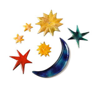 GIO PONTI (1891-1979) & PAOLO DE POLI (1905-1996) Firmament (7 pieces). (1 of 5)