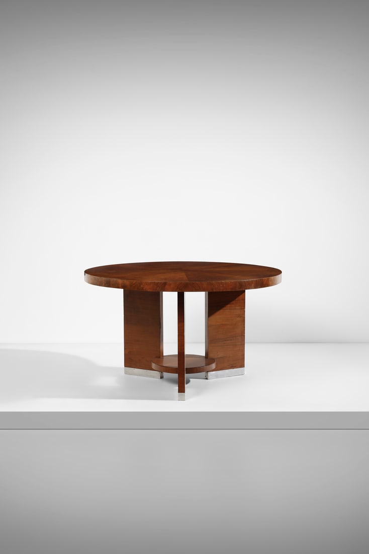 OSVALDO BORSANI attributed. Rationalist table. (1 of 3)