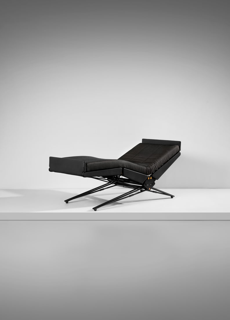 OSVALDO BORSANI L77 adjustable and height-adjustable sommier bed for Tecno, Varedo. (1 of 4)