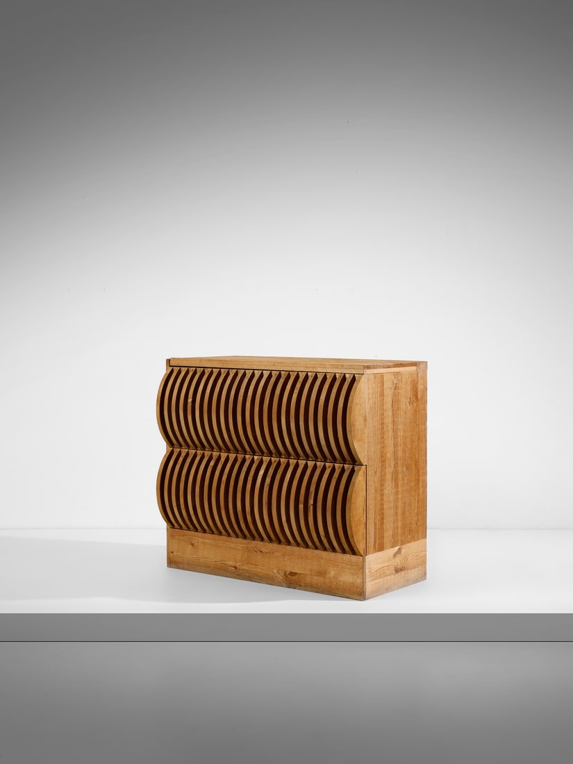 MARIO CEROLI Chest of drawers with drop-leaf. (1 of 8)