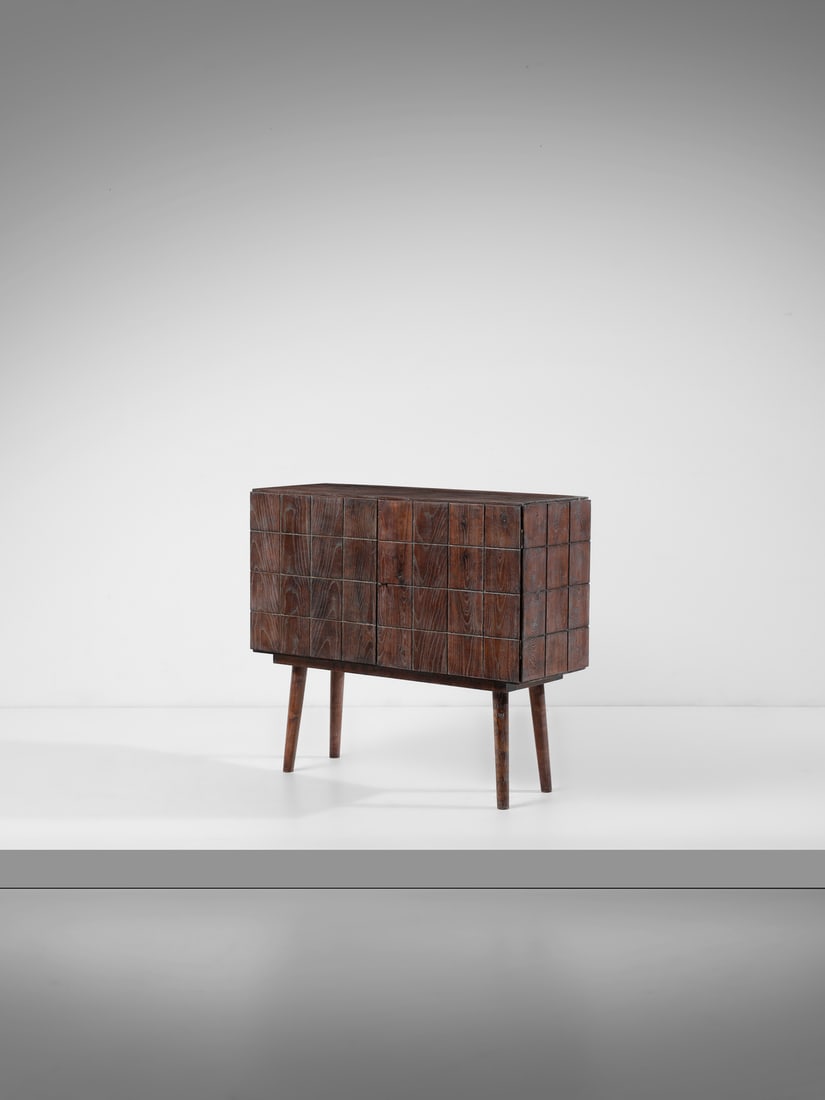 GIOVANNI NEI PASINETTI attributed. Two-doors bar cabinet. (1 of 6)