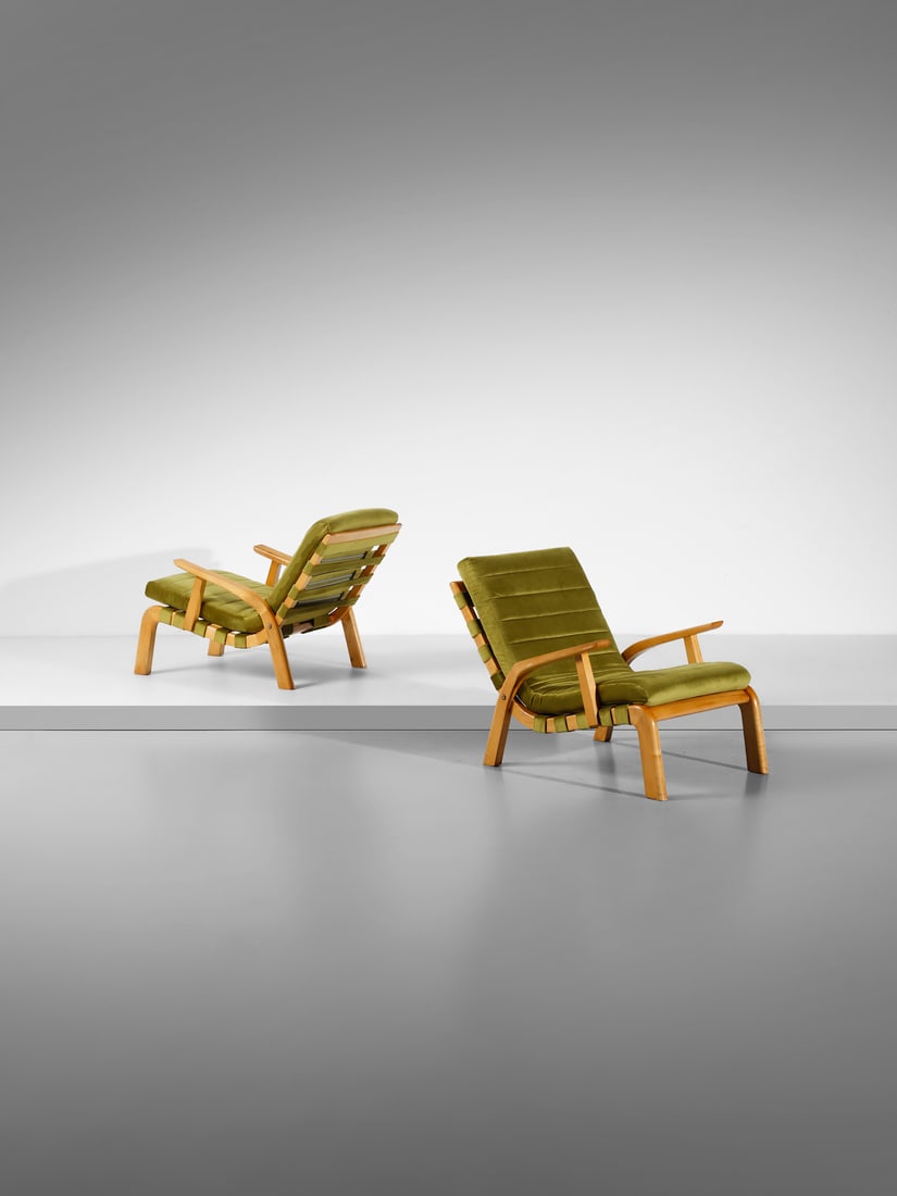GUSTAVO PULITZER FINALI & GIORGIO LACH Pair of armchairs. (1 of 4)