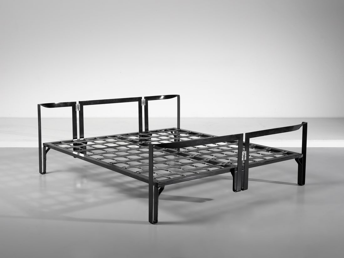 AFRA (1937-2011) & TOBIA (n. 1935) SCARPA Vanessa double bed for Gavina, San Lazzaro di Savena. (1 of 3)