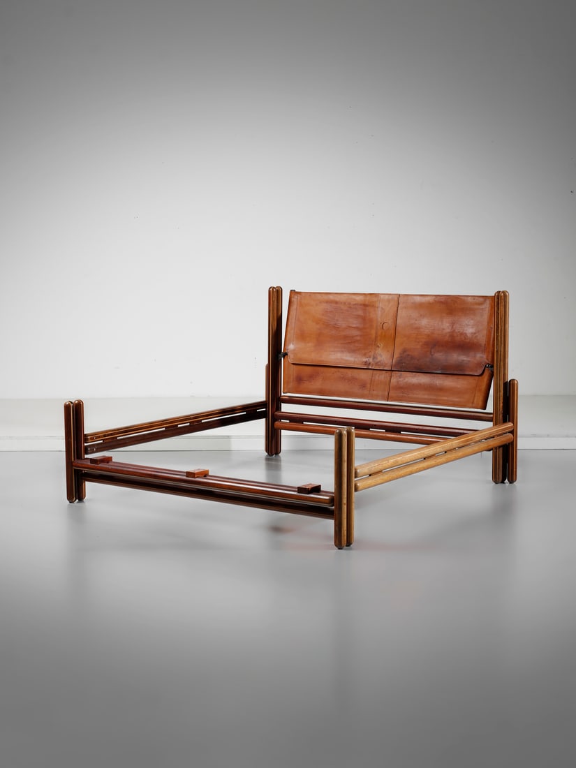 CARLO SCARPA Double bed mod. Toledo for Simon, San Lazzaro di Savena. (1 of 2)