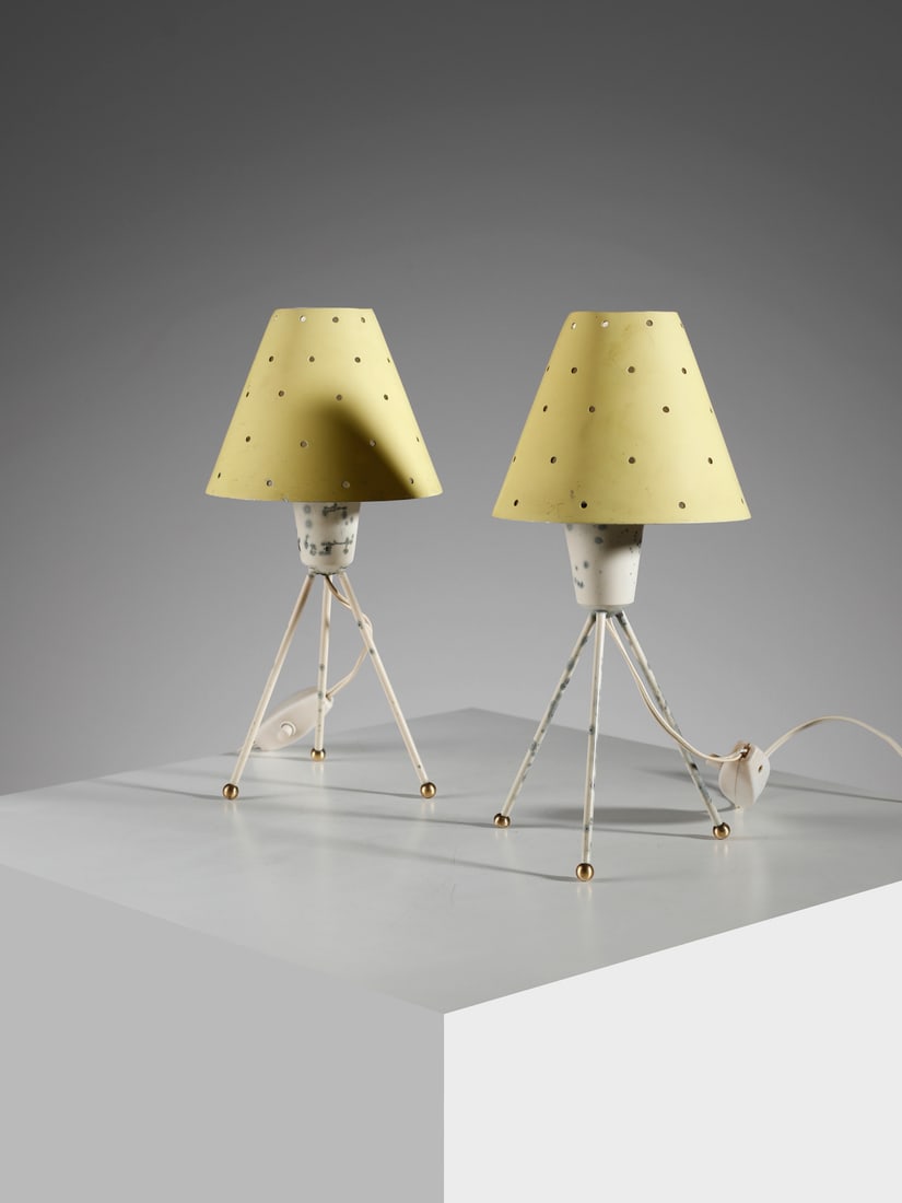 STILNOVO attributed. Pair of table lamps. (1 of 2)