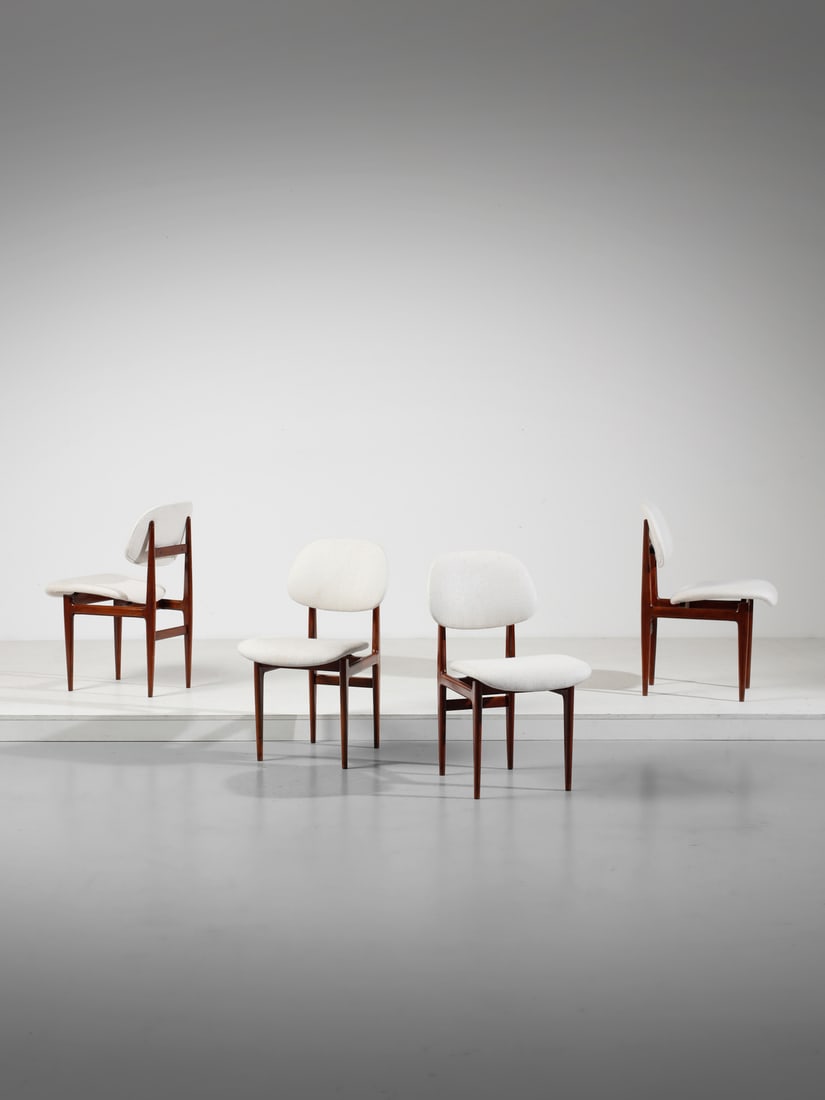 CARLO HAUNER (1927-1997) & MARTIN EISLER (1913-1977) Four chairs for Forma, Mompiano (Brescia). (1 of 3)