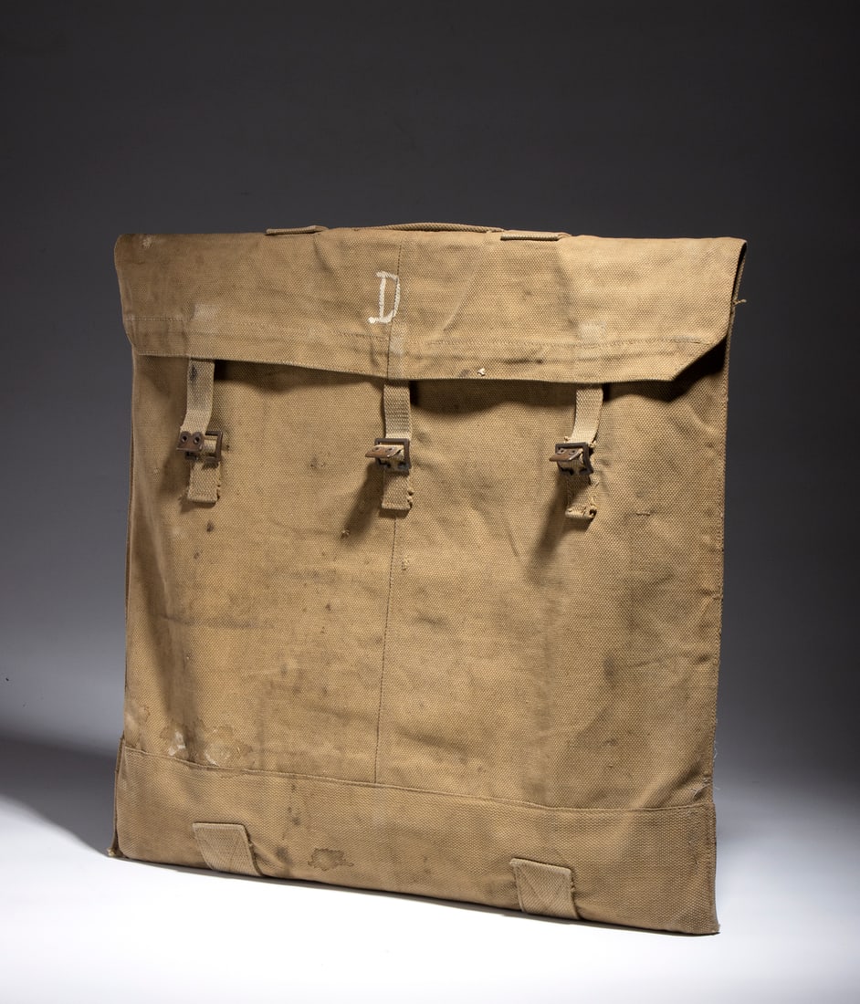 STANLEY MILITARY BACKPACK COMPLETE WITH ALL INSTRUMENTS FOR MEASURING THE RANGE OF GRENADES AND (1 of 3)